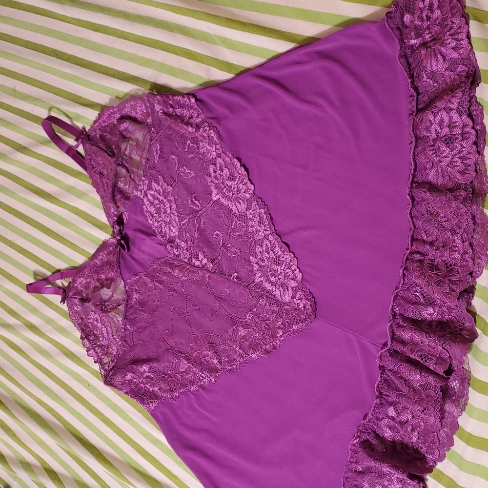 Baci purple sexy lingerie,  size large to xl